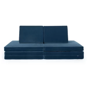 coogeecouch | Kindersofa | Serie: meeracle | Farbe: sea-blue hellblau | Ansicht: Front | made in Germany